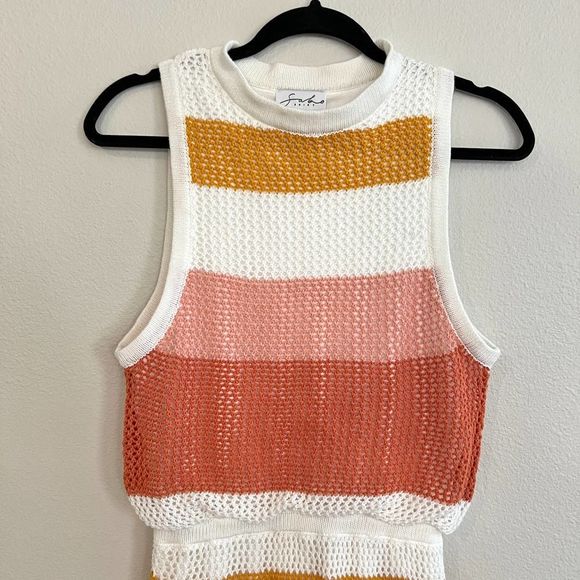 Sabo Skirt Colorful Striped Mini Dress - Picture 4 of 9